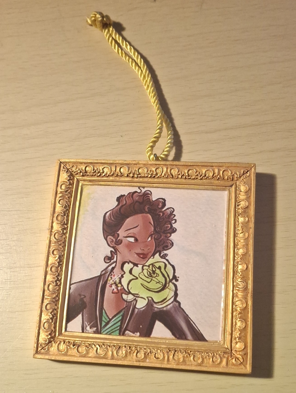 Disney Designer Collection Tiana Frame Ornament